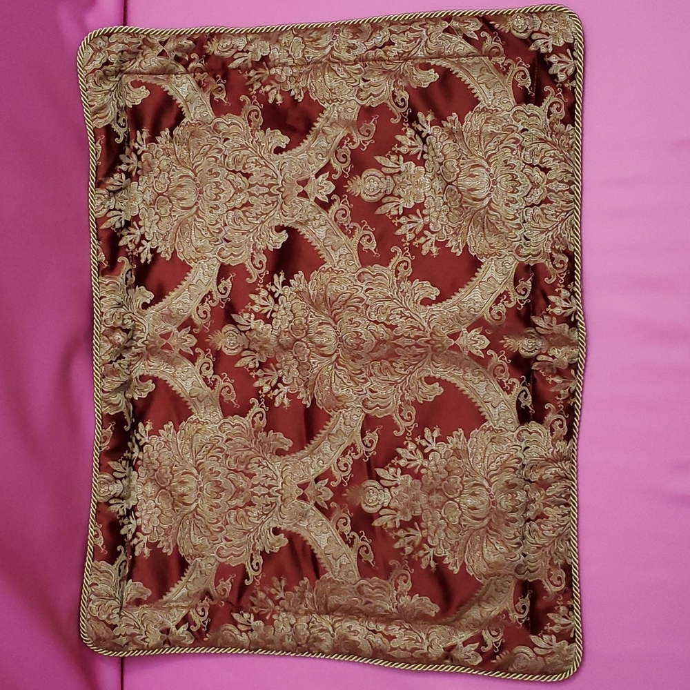 LOT 2 Croscill home pillowcase Victorian European cover 26 x 20 in Rococo